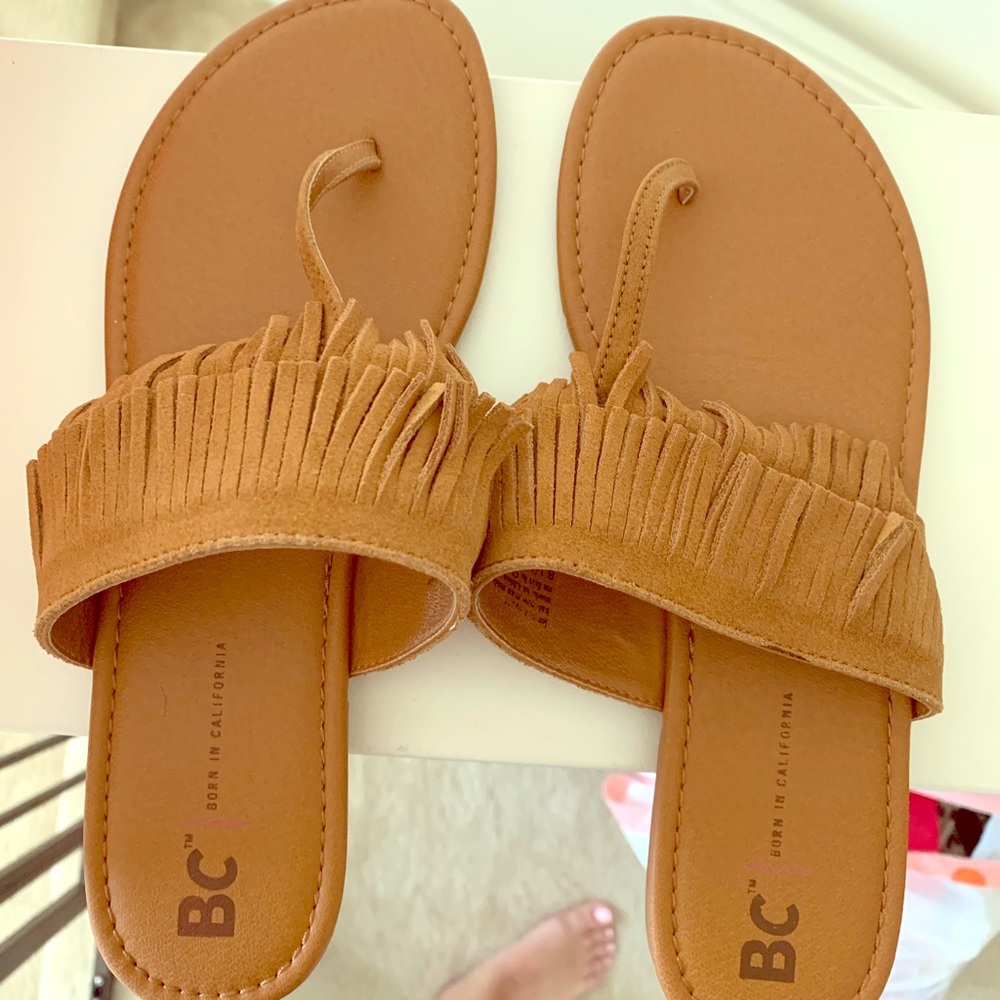Brand new BC from Nordstrom fringe sandals